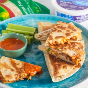 Buffalo Chicken Quesadillas