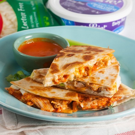 Buffalo Chicken Quesadillas