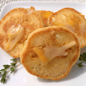 Cheesy Griddle Corn Cakes