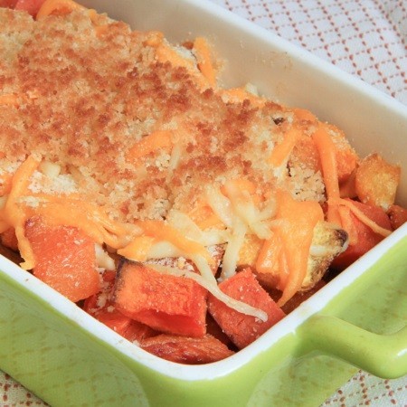 Breadcrumb Oven Roasted Squash