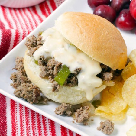 Philly Cheesesteak Sloppy Joes
