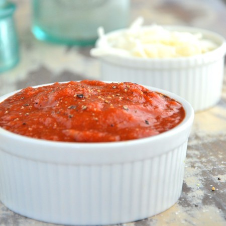 Pumpkin Pasta Sauce with Mozzarella Cheese