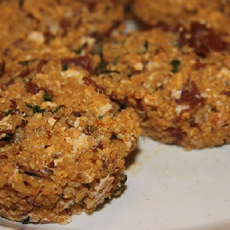 Vegan Ham & Cheese Quinoa Cups