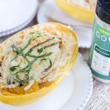 Turkey and Kale Lasagna Stuffed Spaghetti Squash