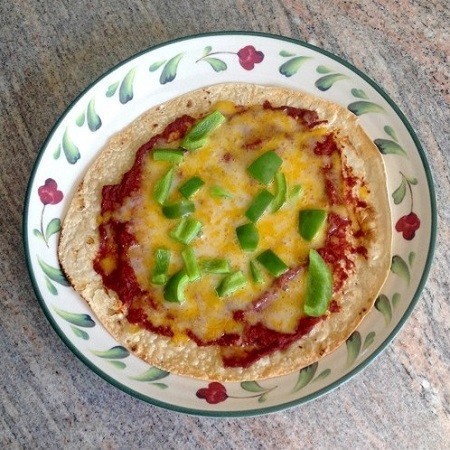 On the Go Healthy Pizza