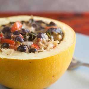 Cajun Stuffed Spaghetti Squash