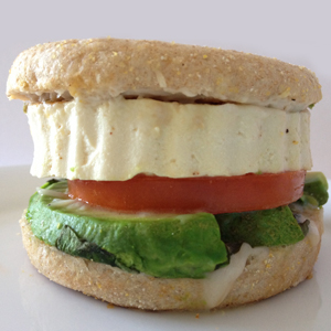 California Style Vegan Breakfast Sandwich