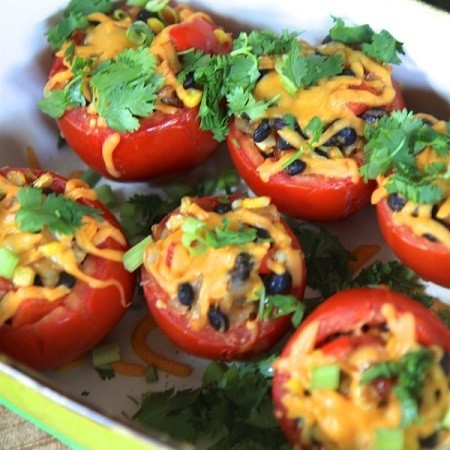 Southwestern Stuffed Tomatoes